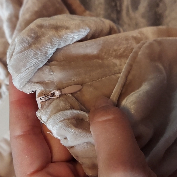 Love Shack Fancy Velvet One Shoulder Pamela Dress Size 2 - Picture 7 of 15